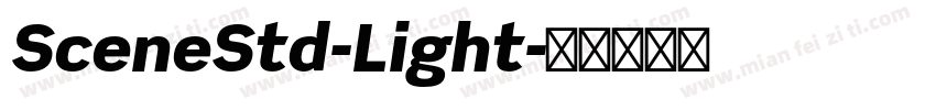 SceneStd-Light字体转换