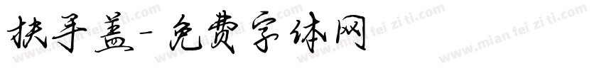 扶手盖字体转换
