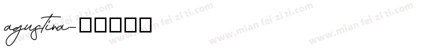 agustina字体转换