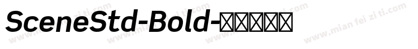 SceneStd-Bold字体转换