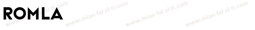 ROMLA字体转换