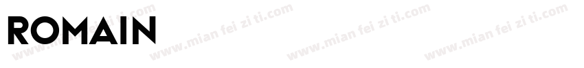 Romain字体转换