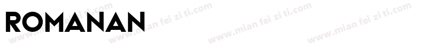 Romanan字体转换