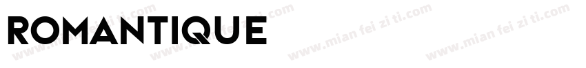 Romantique字体转换