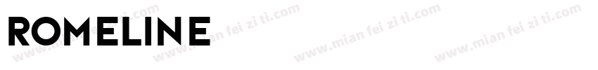 romeline字体转换