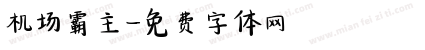 机场霸主字体转换