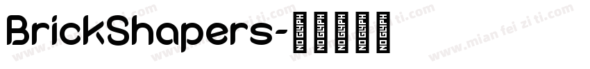 BrickShapers字体转换