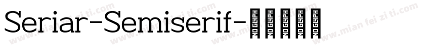 Seriar-Semiserif字体转换