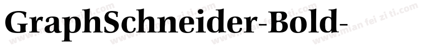 GraphSchneider-Bold字体转换