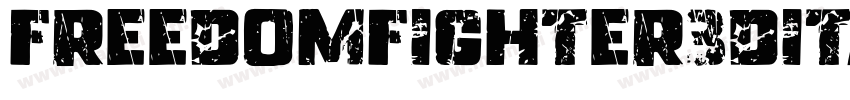FreedomFighter3DItalic-zKa3字体转换