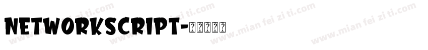 NetworkScript字体转换