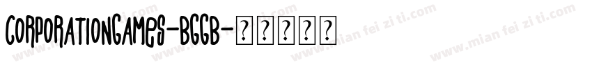 CorporationGames-BgGB字体转换