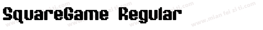 SquareGame-Regular字体转换