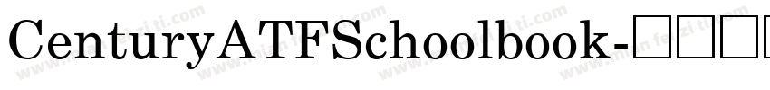 CenturyATFSchoolbook字体转换