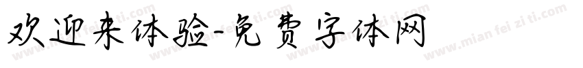 欢迎来体验字体转换