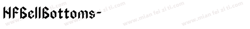 HFBellBottoms字体转换