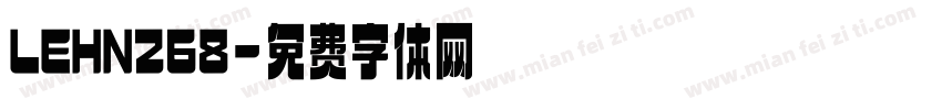 LEHN268字体转换