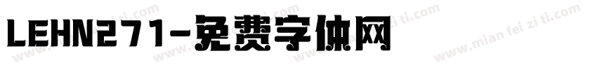 LEHN271字体转换