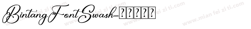 BintangFontSwash字体转换