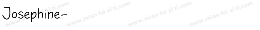 Josephine字体转换