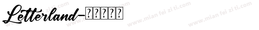Letterland字体转换