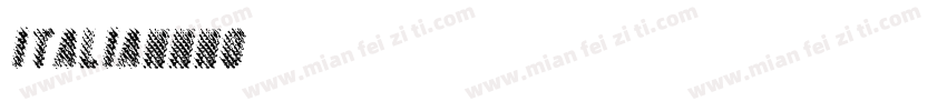 italiannno字体转换
