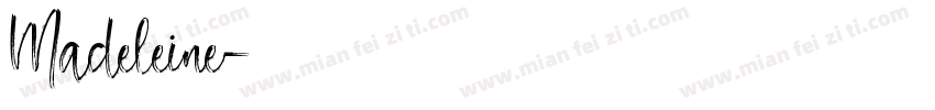 Madeleine字体转换