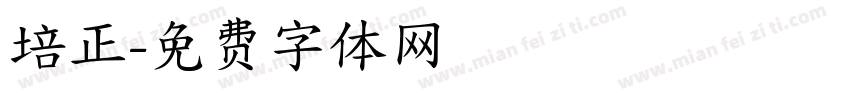 培正字体转换