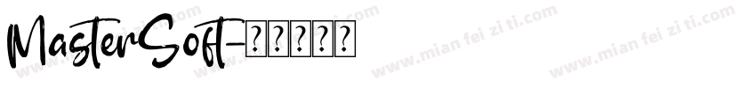 MasterSoft字体转换