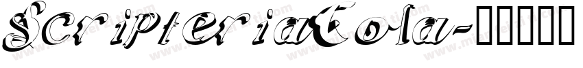ScripteriaCola字体转换