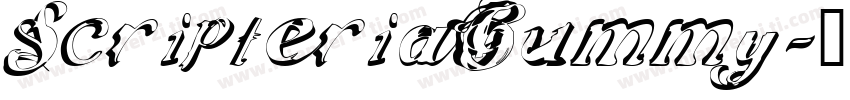 ScripteriaGummy字体转换