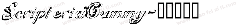 ScripteriaGummy字体转换