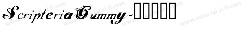 ScripteriaGummy字体转换
