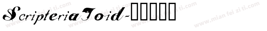 ScripteriaToid字体转换