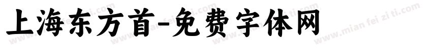 上海东方首字体转换
