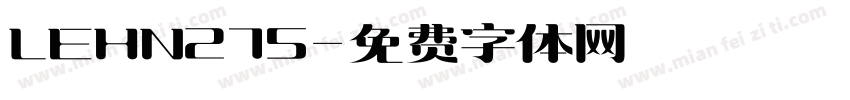 LEHN275字体转换