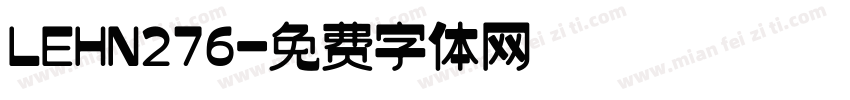 LEHN276字体转换