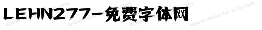 LEHN277字体转换