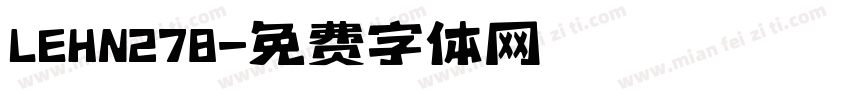 LEHN278字体转换