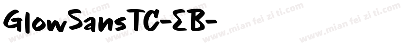 GlowSansTC-EB字体转换
