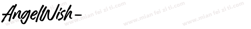 AngelWish字体字体转换