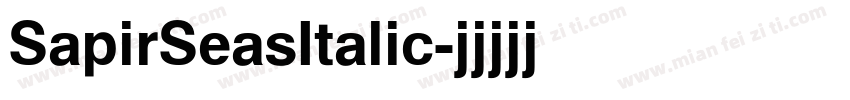 SapirSeasItalic字体转换
