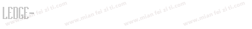 Ledge字体转换
