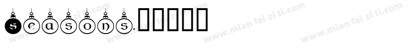 Seasons字体转换