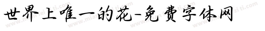 世界上唯一的花字体转换