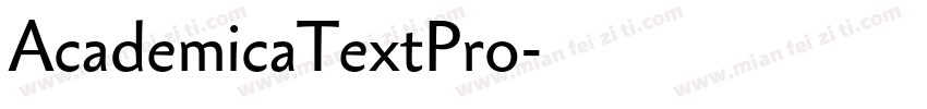 AcademicaTextPro字体转换