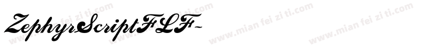 ZephyrScriptFLF字体转换