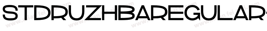 STDruzhbaRegular字体转换
