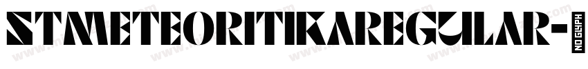 STMeteoritikaRegular字体转换