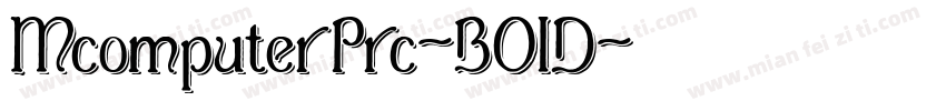 McomputerPrc-BOID字体转换